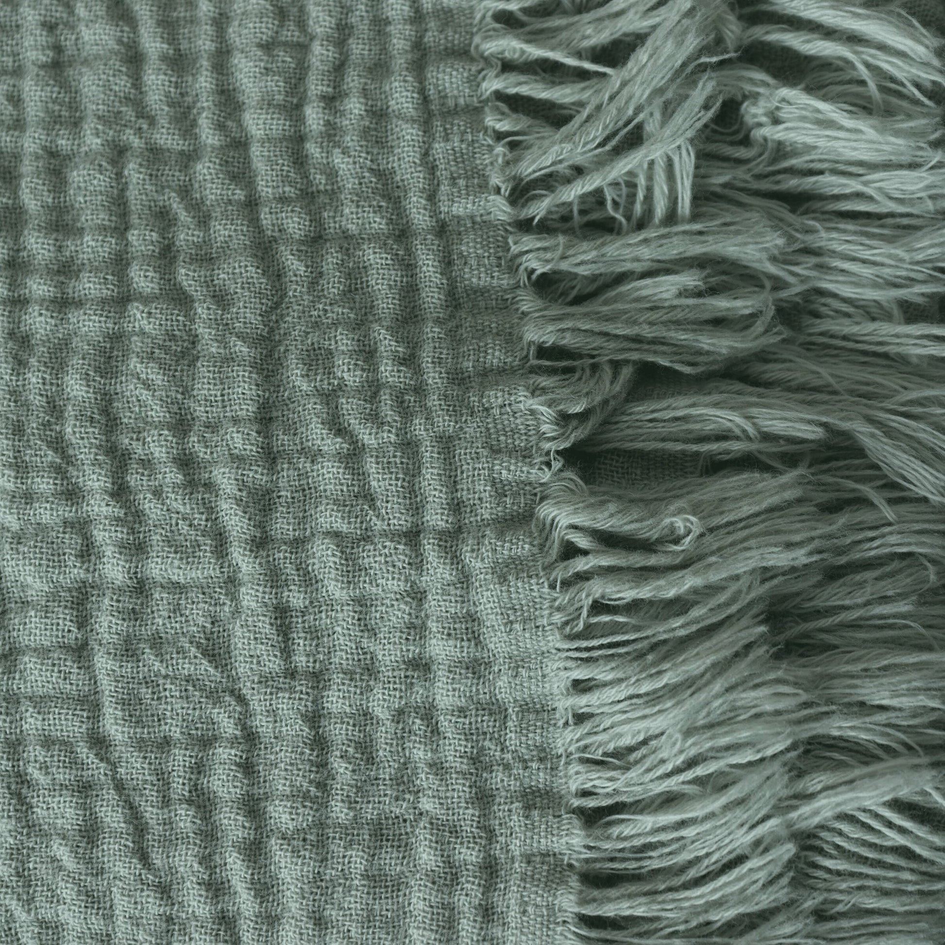 Ice Green Muslin Towel for Adults