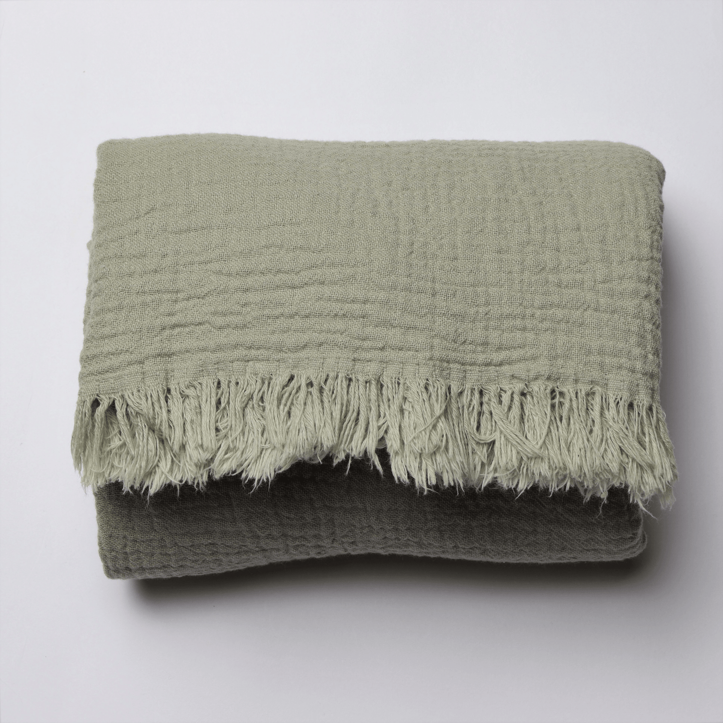 Ice Green Muslin Towel for Adults