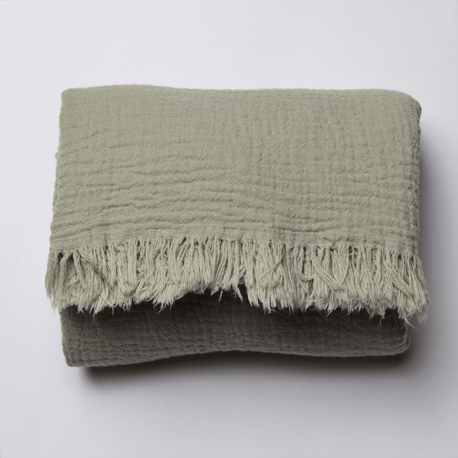 Ice Green Muslin Towel for Adults