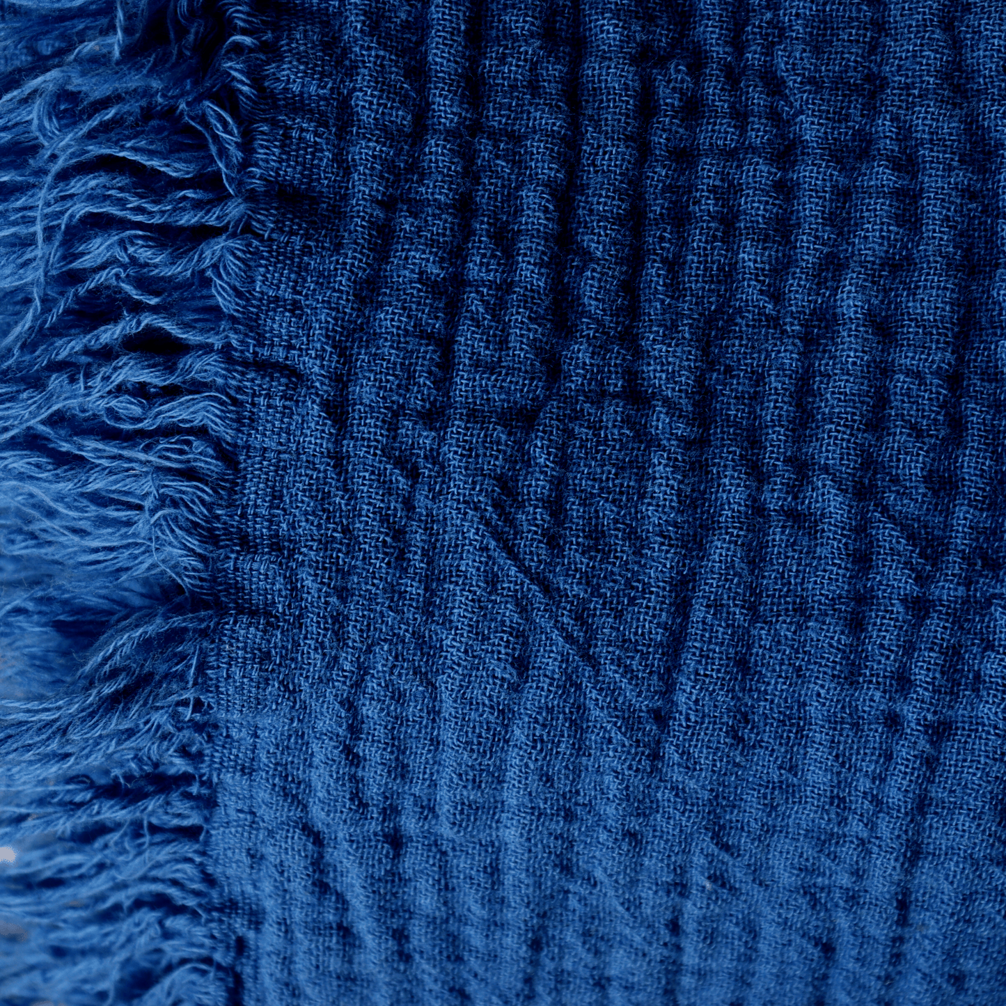 Navy Blue Muslin Towel for Adults