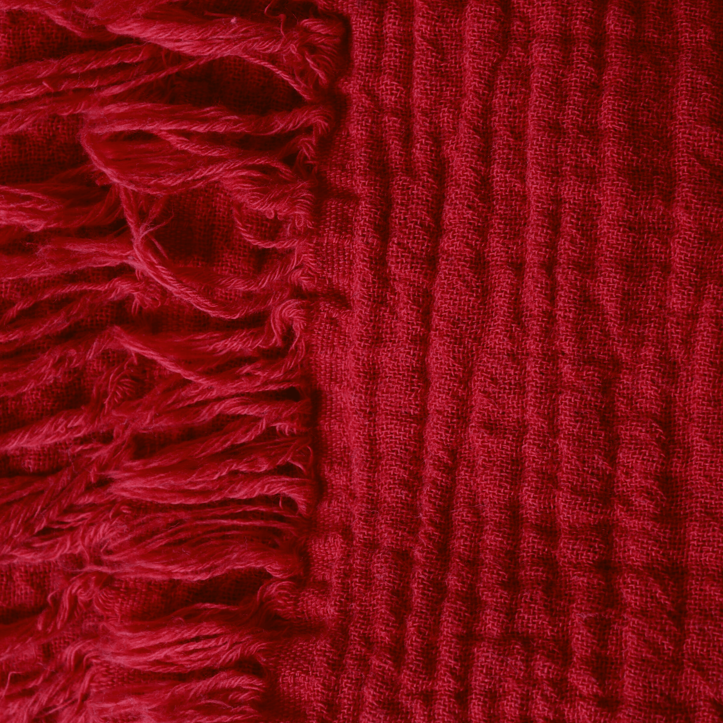 Red Muslin Towel for Adults