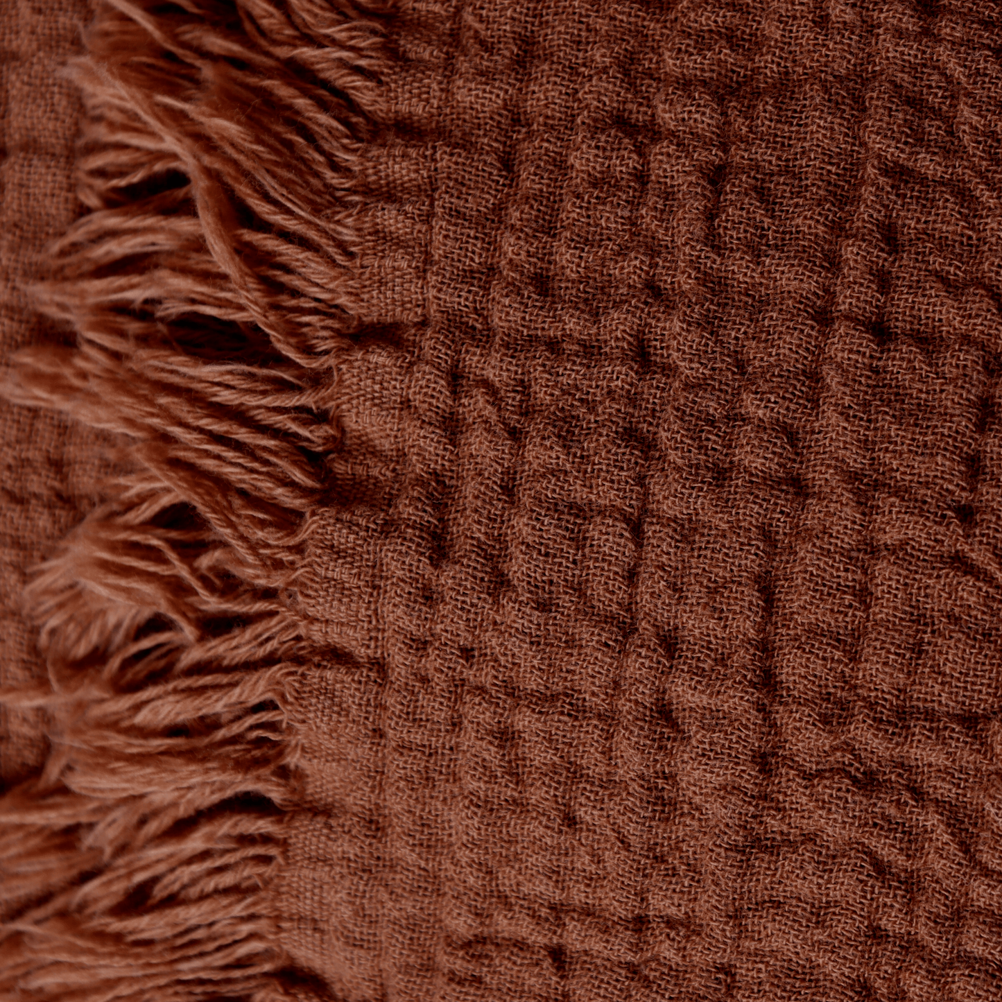 Rust Muslin Towel for Adults