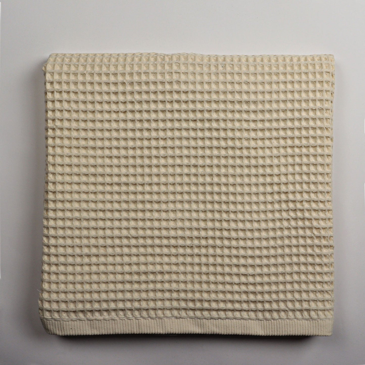Natural Waffle Weave Bath Towels