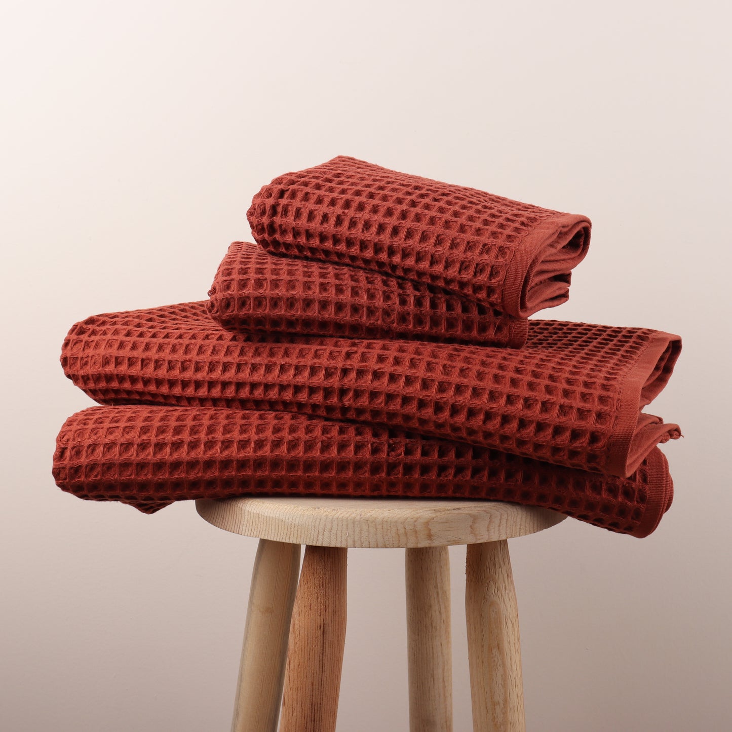 Brick Waffle Weave Towels Sets - 2 Bath, 2 Hand Towels