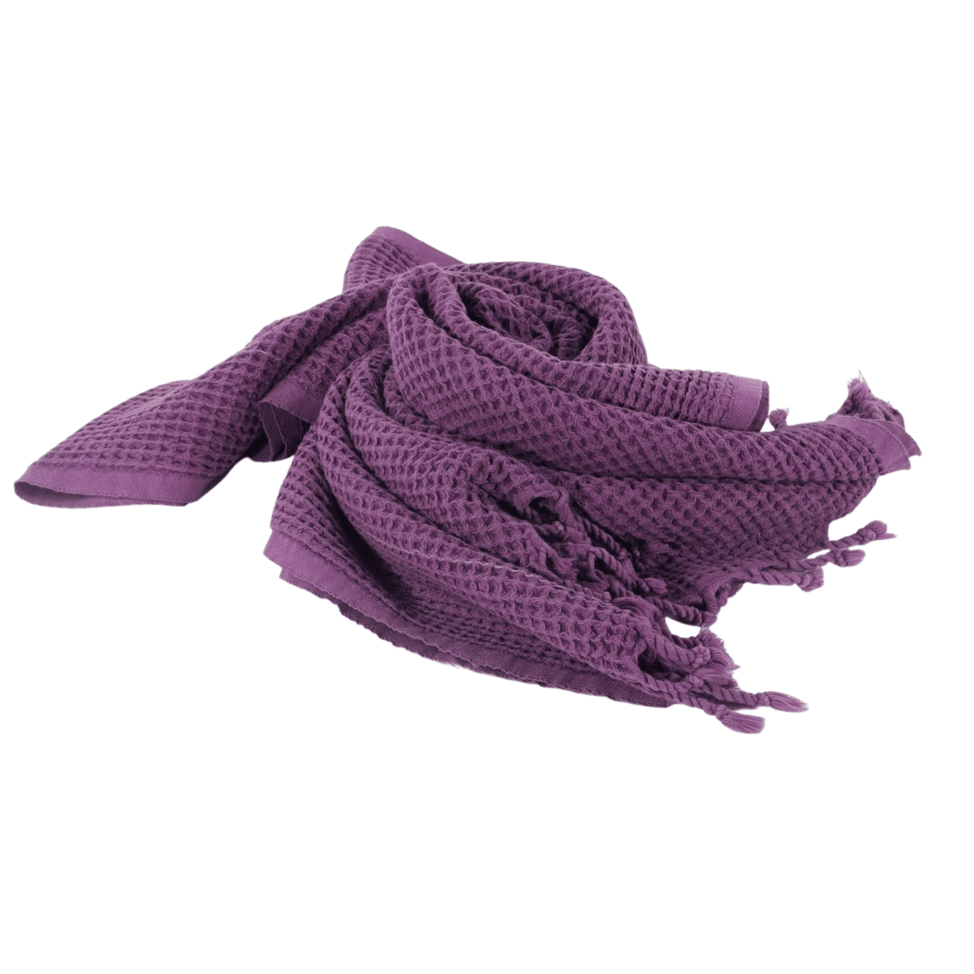 Dark Purple Turkish – Puskul Textile Towels Waffle