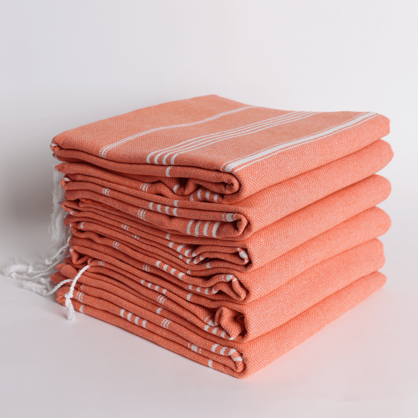 Orange Turkish Beach Towel Sultan