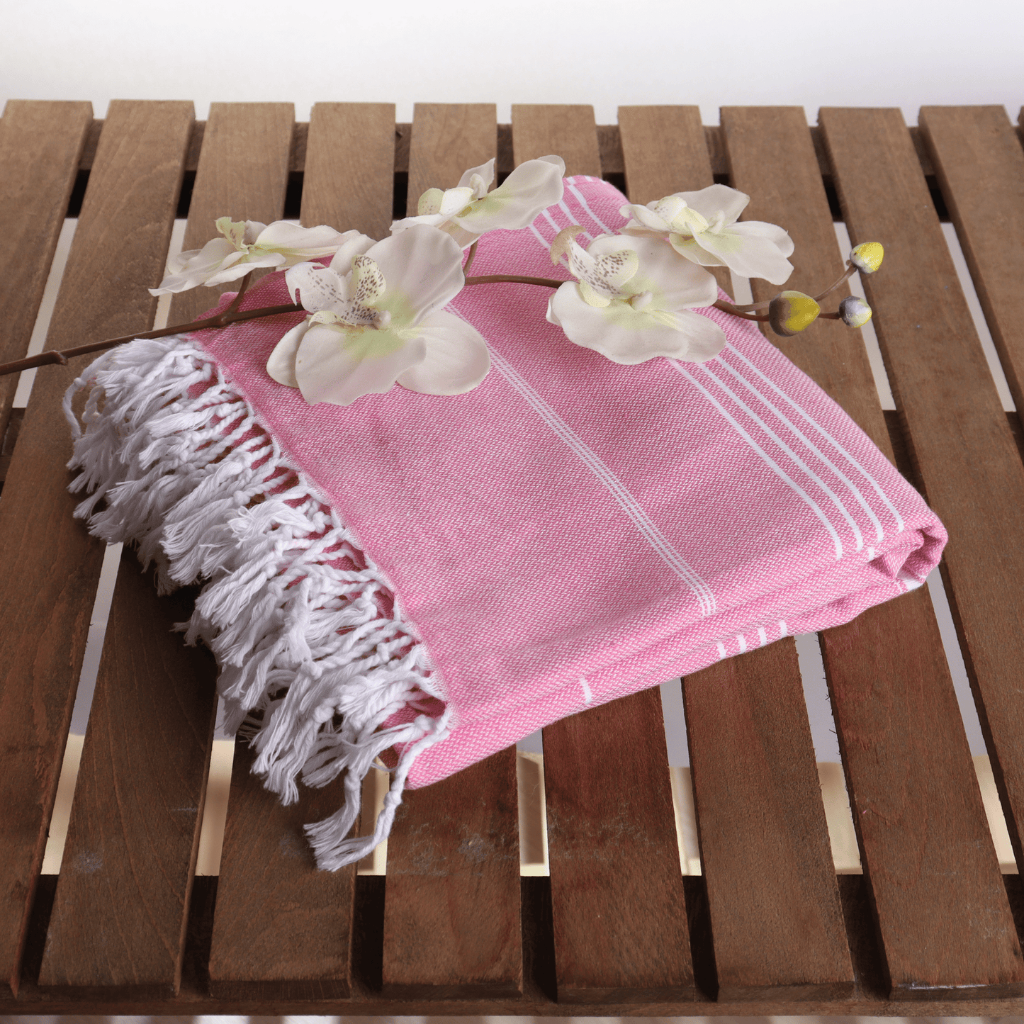 Pink Turkish Beach Towel Sultan