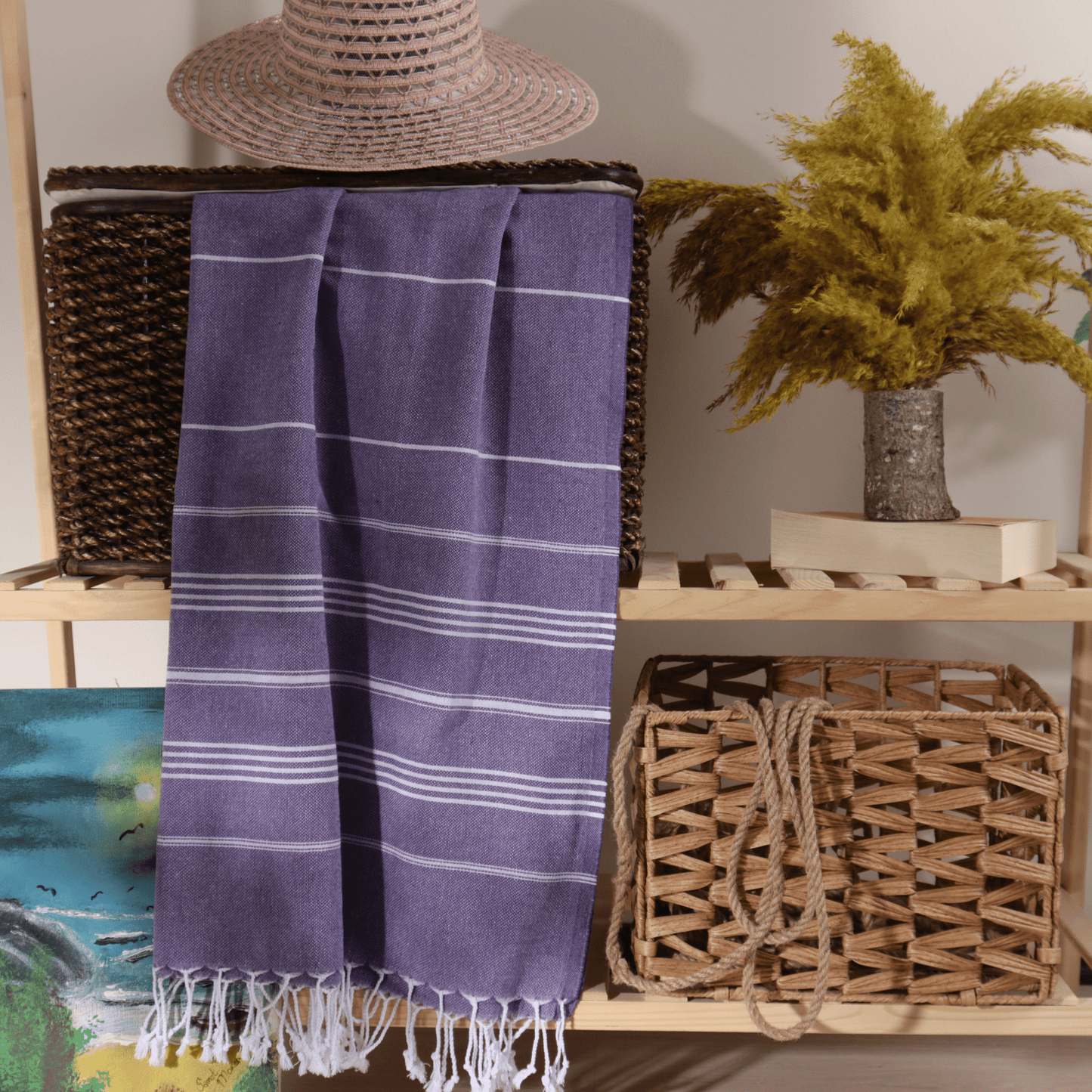 Purple Turkish Beach Towel Sultan 9