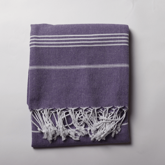 Purple Turkish Beach Towel Sultan