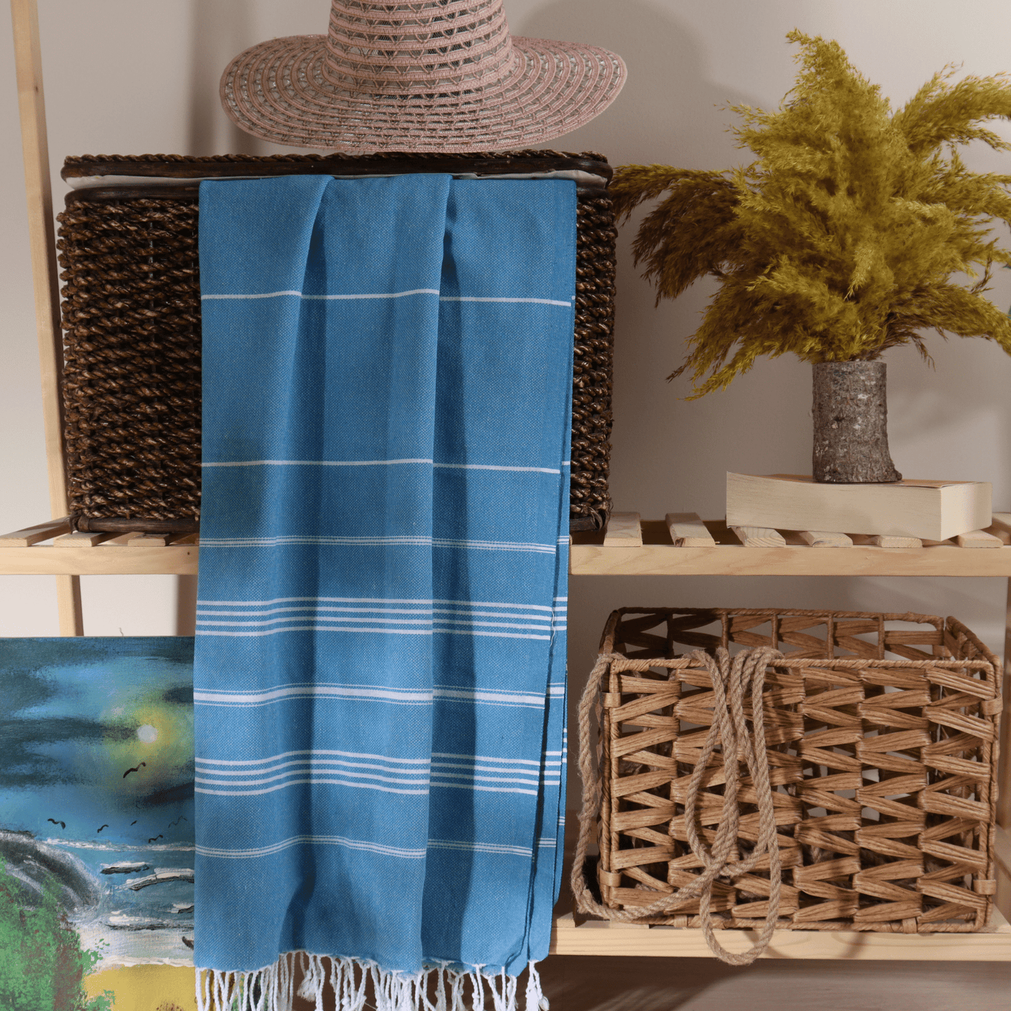 Turquoise Turkish Beach Towel Sultan - 99