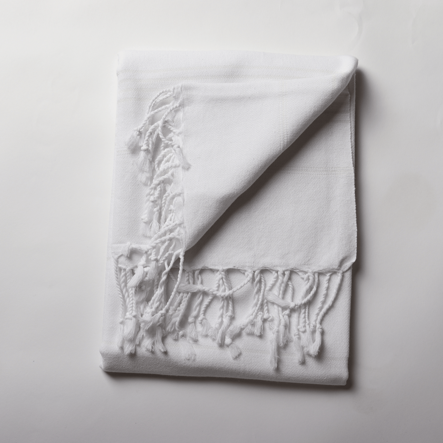 White Turkish Beach Towel Sultan - 1