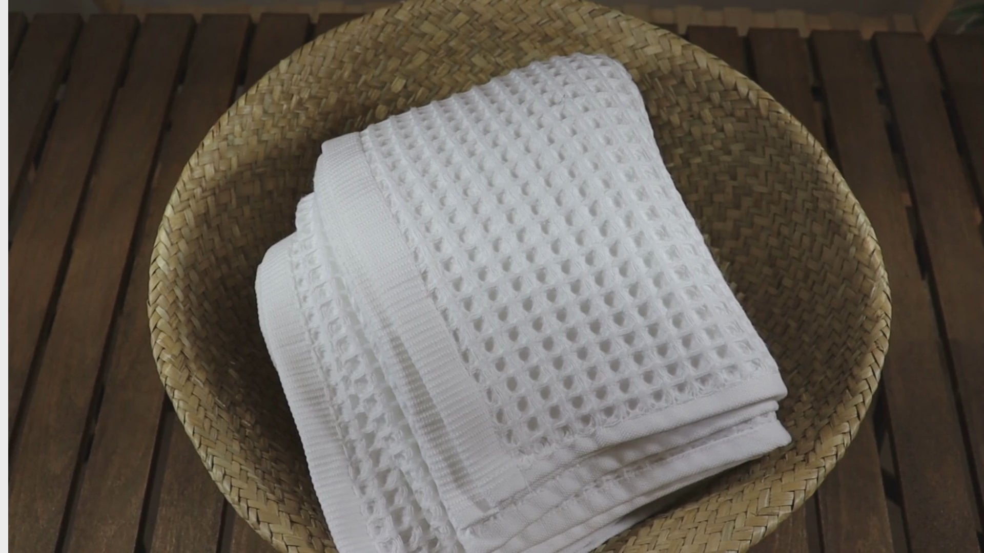 Waffle Turkish Cotton/bamboo bath towel(40/70)/hand towel(35and 20 –  Chaliskan