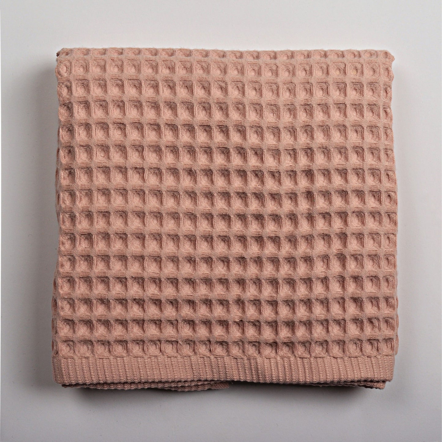 Pink Waffle Weave Towels Sets - 2 Bath, 2 Hand Towels