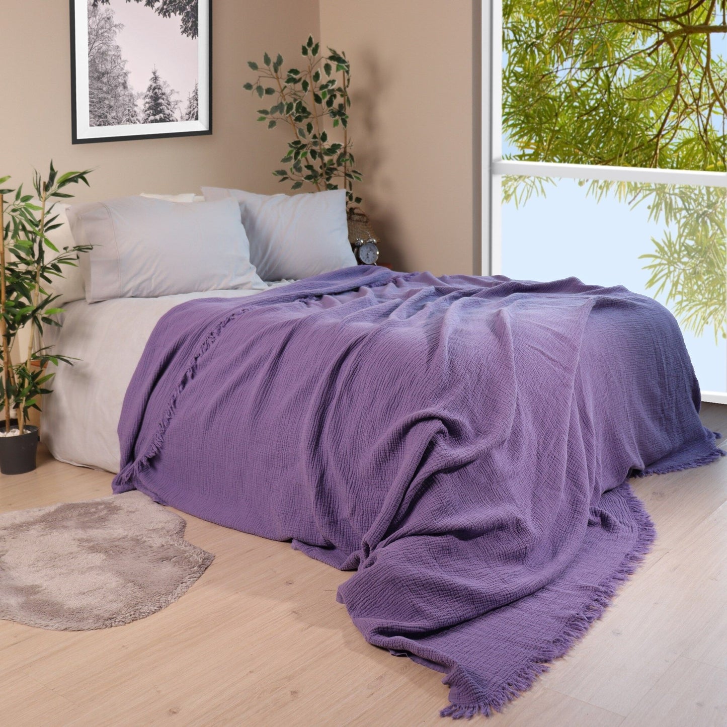 If you're looking for a high-quality but affordable bedding solution, then the adult muslin blankets are just what you need. These blankets are made of 100% Turkish cotton and come in various colors, sizes, and styles. So choose your perfect blanket today and get ready to kick back in style!