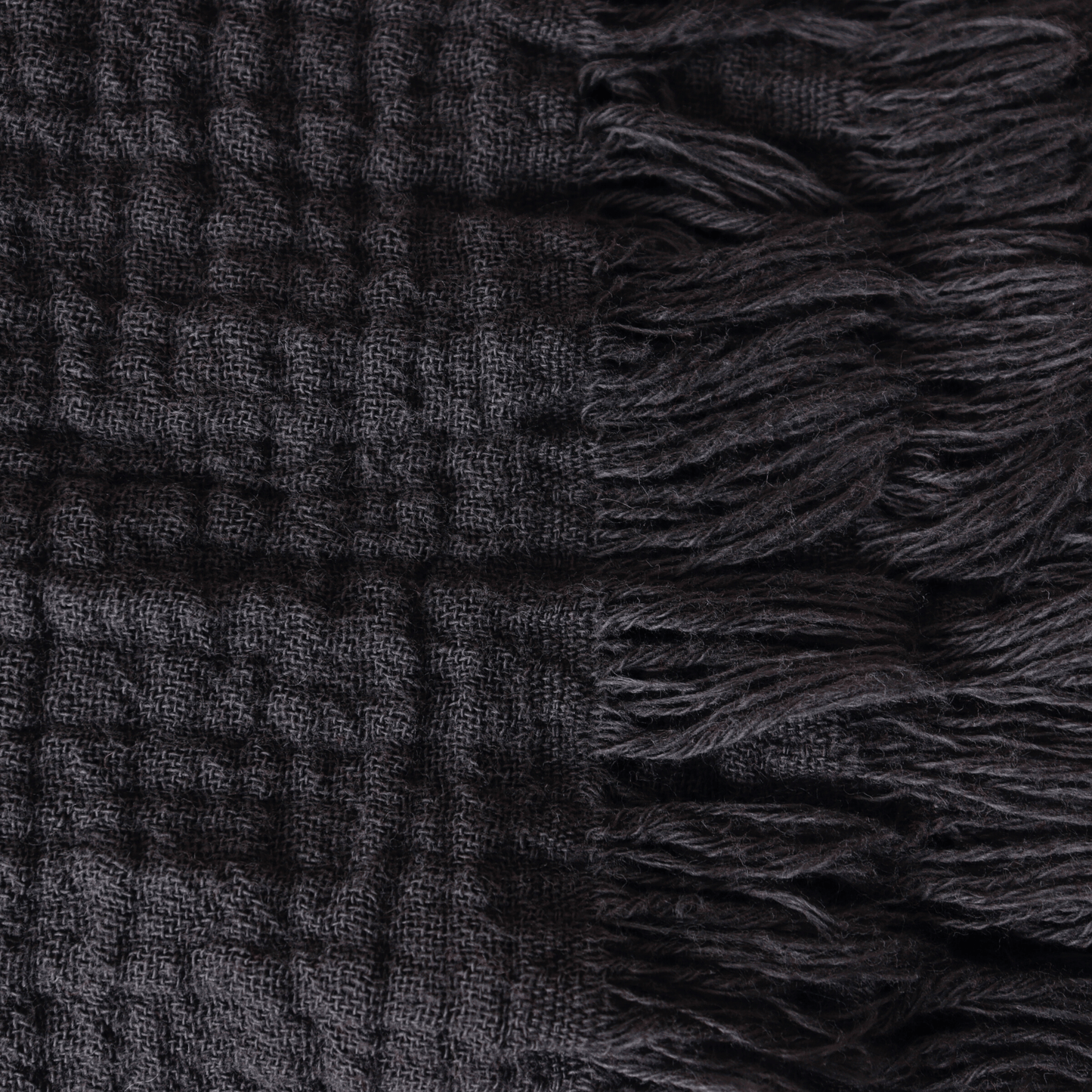 Anthracite Muslin Towel for Adults