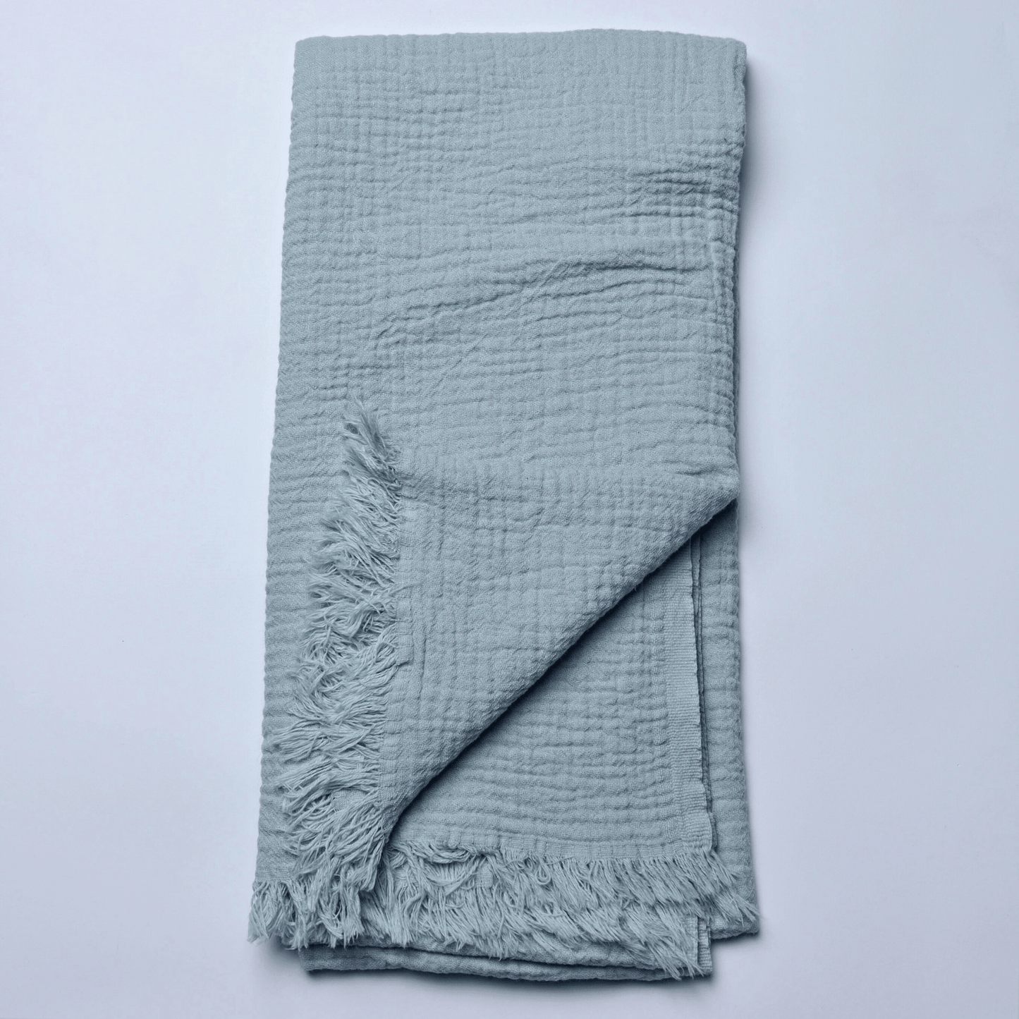 Ice Green Muslin Towel for Adults