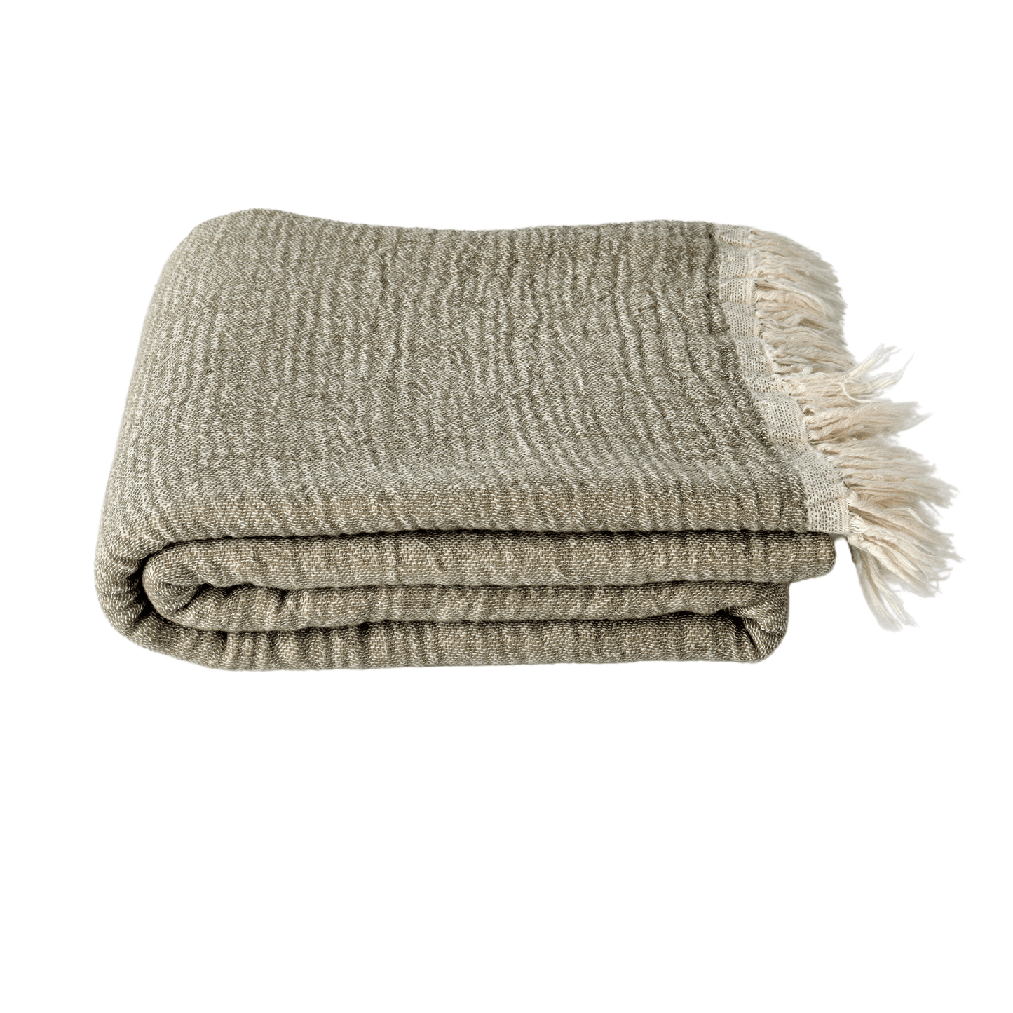 Muslin Towels for Adults khakie green