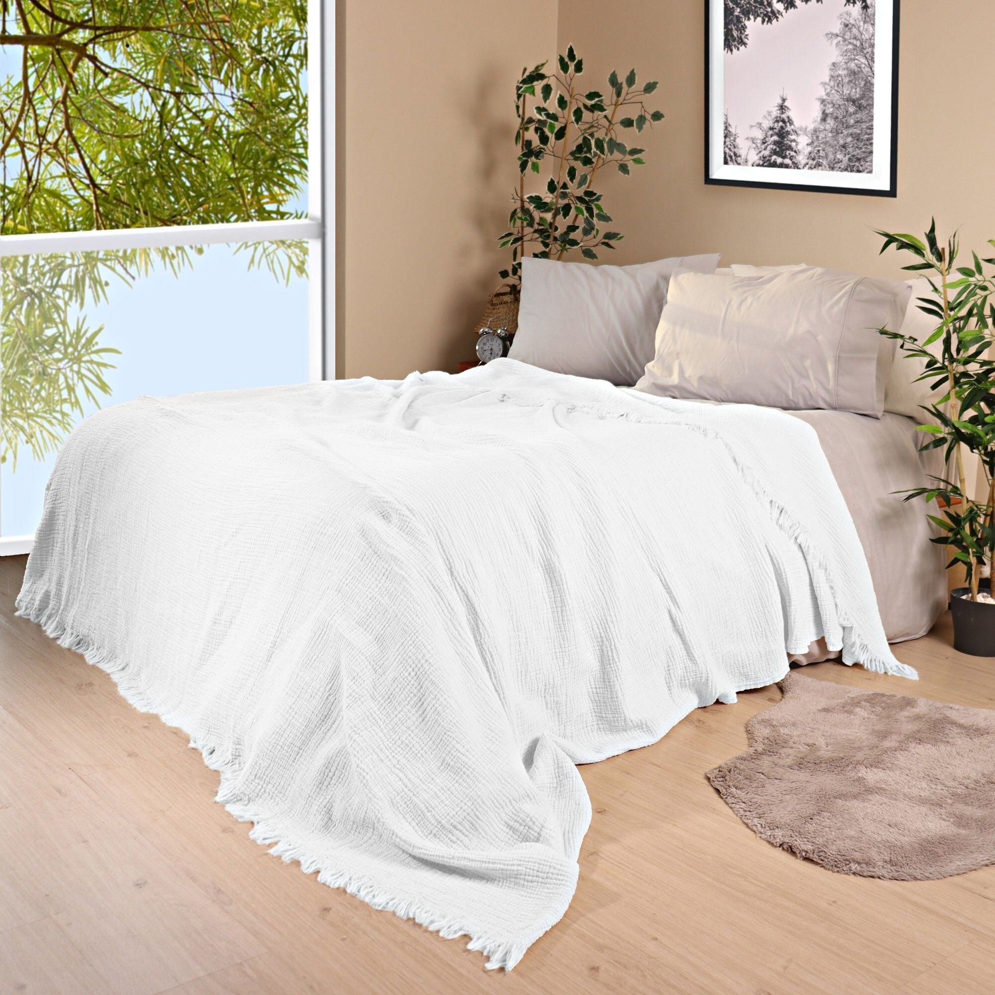 Queen size muslin discount quilt